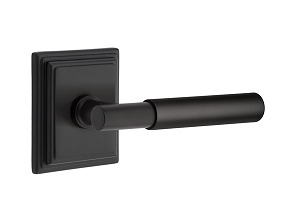 Emtek Select T Bar Smooth Lever Wilshire Rosette